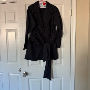 L'Academie Mini Wrap Dress